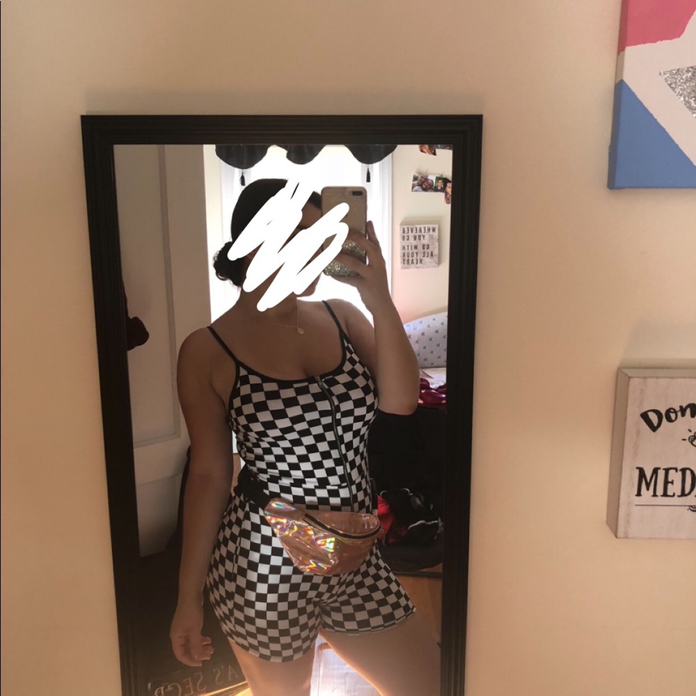 Checkered one piece